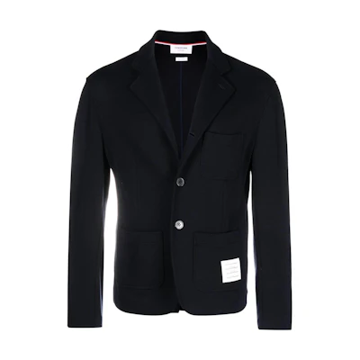 THOM BROWNE Slim-Fit Wool Single-Breasted Jacket Blue SS24 MJT308A-J0020-415