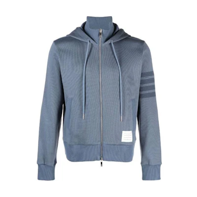 Thom Browne Slim Fit Long Sleeve Gym Shirt Blue. MJT382A07545440
