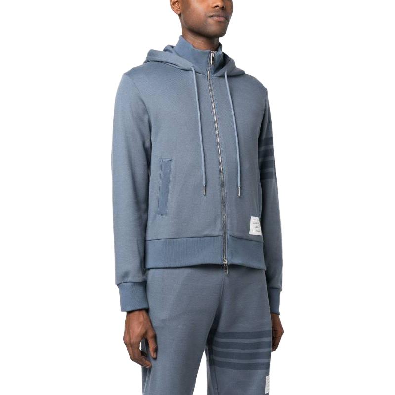 Lookbook 톰 브라운 슬림핏 긴소매 짐 셔츠 블루. MJT382A07545440