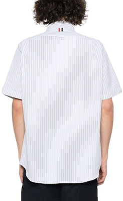 톰브라운 슬림핏 반팔 스트라이프 칼라 셔츠 라이트 블루 MWS314A-F0586-480 Shop 톰브라운 슬림핏 반팔 스트라이프 칼라 셔츠 라이트 블루 MWS314A-F0586-480