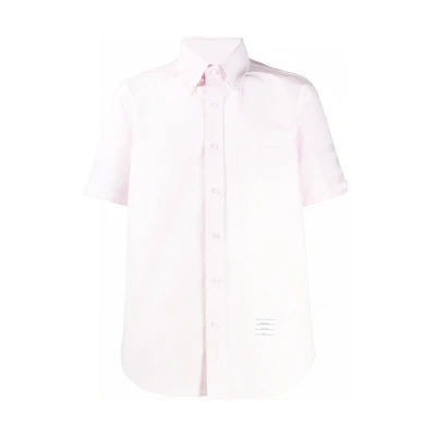 Thom Browne Solid Color Button-Up Shirt White MWS239A06496