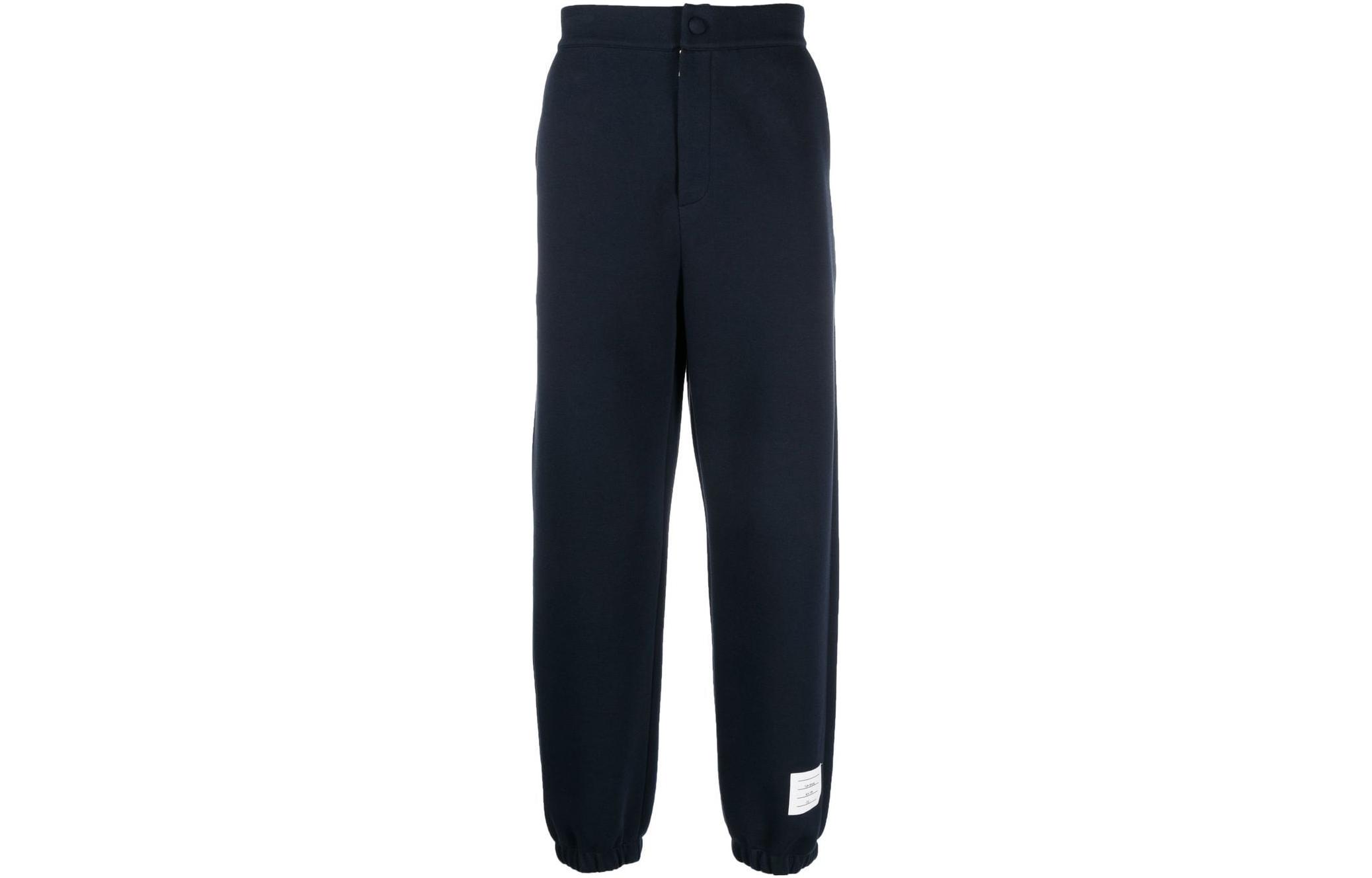 Order THOM BROWNE Celana Jogger Knit Warna Polos. MJQ173A-J0059-415