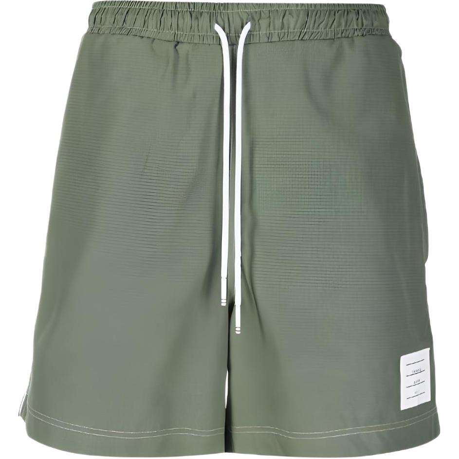 THOM BROWNE  Solid Color Lace-Up Sports Shorts MJQ151A-07651-320