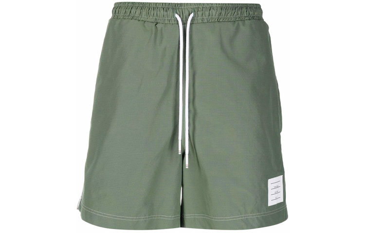 THOM BROWNE  Solid Color Lace-Up Sports Shorts MJQ151A-07651-320 圖 2