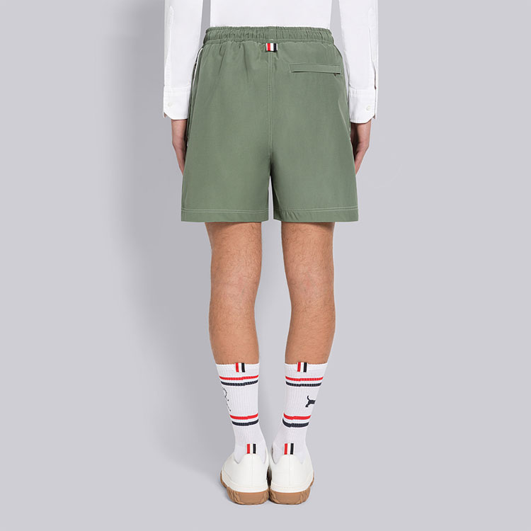 THOM BROWNE  Solid Color Lace-Up Sports Shorts MJQ151A-07651-320 圖 4