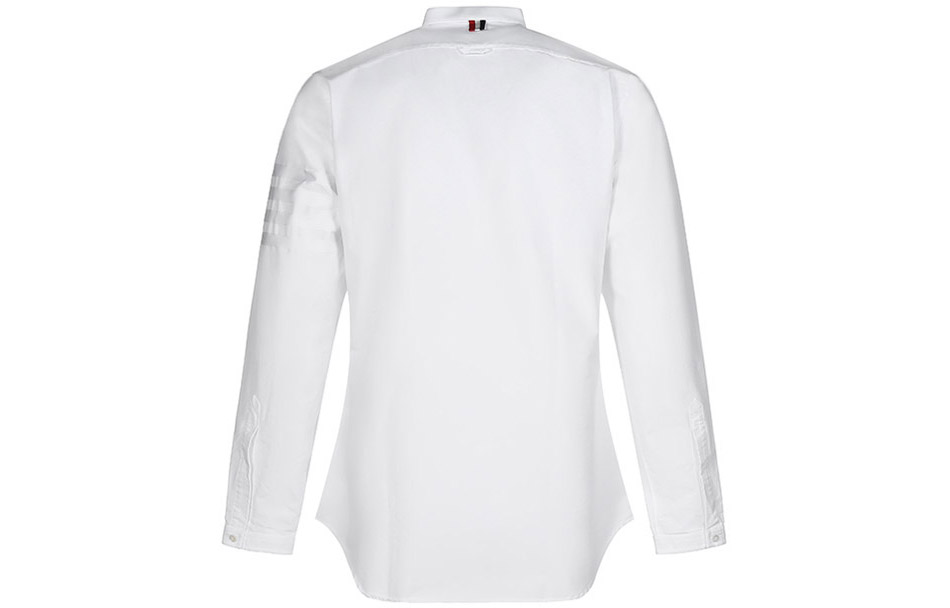 Lookbook THOM BROWNE 纯色长袖衬衫 白色 MWL163A-06496-100