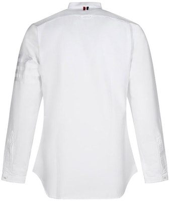 THOM BROWNE 纯色长袖衬衫 白色 MWL163A-06496-100 Lookbook THOM BROWNE 纯色长袖衬衫 白色 MWL163A-06496-100