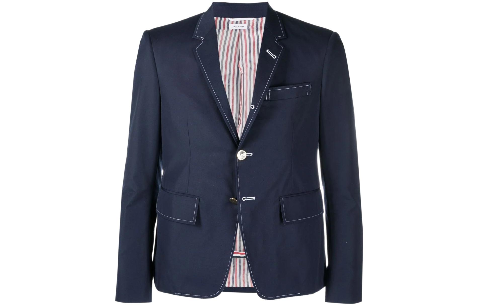 THOM BROWNE  Solid Color Single-Breasted Suit MJC159G-04502-415
