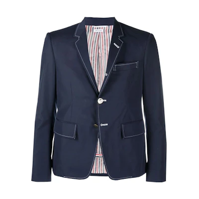 THOM BROWNE Solid Color Single-Breasted Suit MJC159G-04502-415