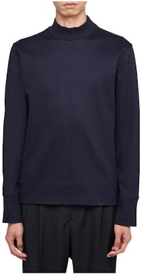 トムブラウン 無地 スタンドカラースウェットシャツ - ブルー MJS118A-06168-415 Buy トムブラウン 無地 スタンドカラースウェットシャツ - ブルー MJS118A-06168-415