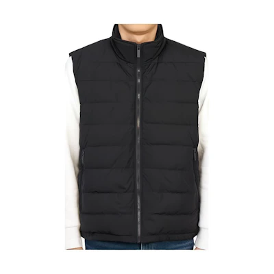THOM BROWNE Solid Color Zip-Up Sleeveless Vest MVD022X-07259-415