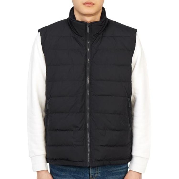 THOM BROWNE  Solid Color Zip-Up Sleeveless Vest MVD022X-07259-415 圖 4
