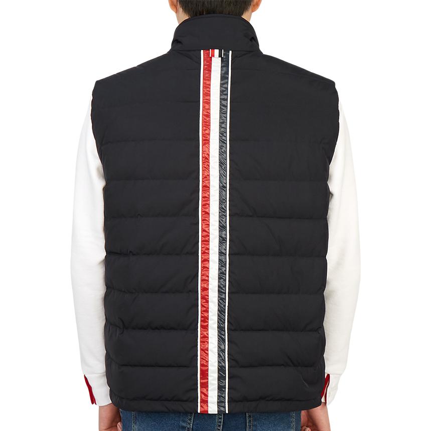 THOM BROWNE  Solid Color Zip-Up Sleeveless Vest MVD022X-07259-415 圖 5