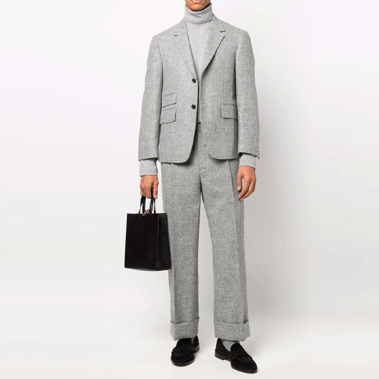 Lookbook 汤姆布朗 高腰纽扣直筒休闲裤 MTC162A-03793-055