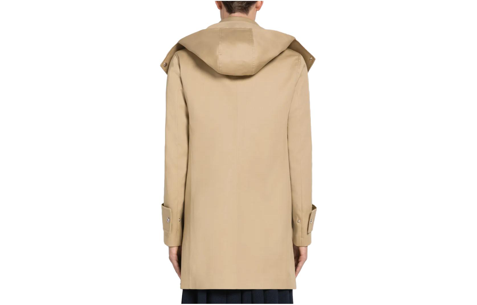 THOM BROWNE  Solid Single-Breasted Waterproof Parka Coat MOT079A-00249-282 圖 3