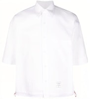 THOM BROWNE Solid White Shirt SS22 Collection MWS257A-03113-100 THOM BROWNE Solid White Shirt SS22 Collection MWS257A-03113-100