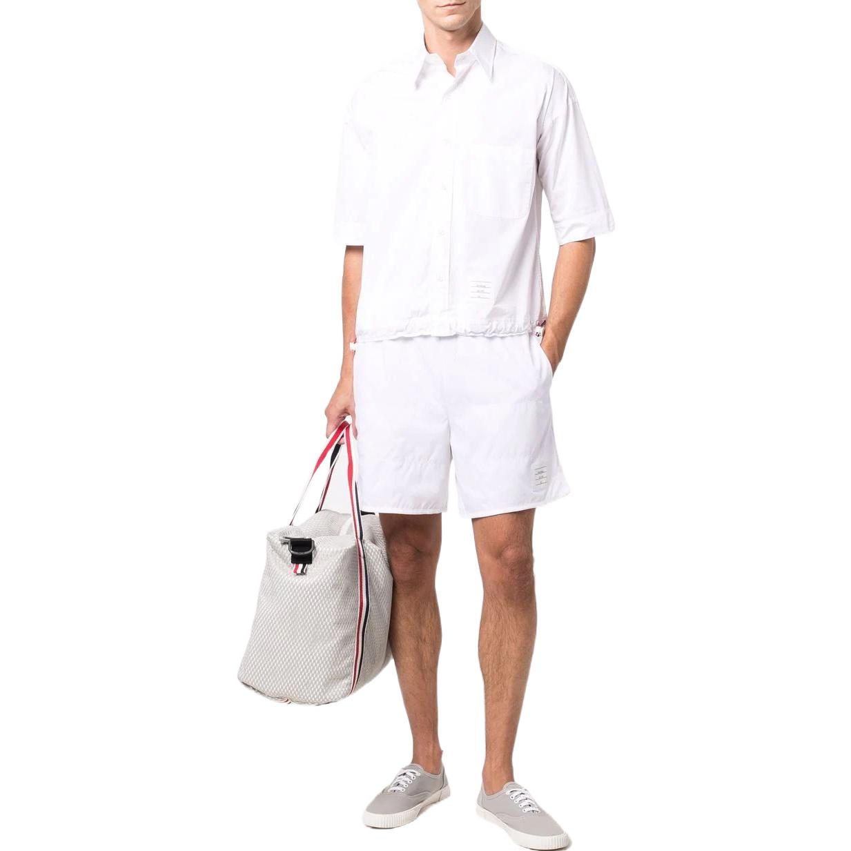 Lookbook THOM BROWNE 純白襯衫 SS22 系列 MWS257A-03113-100