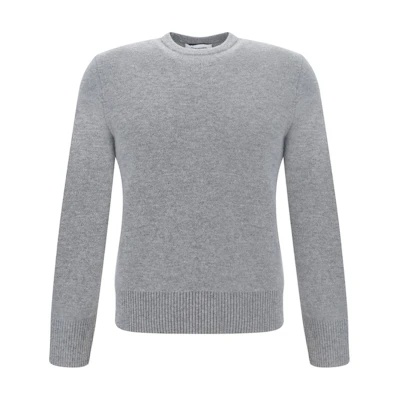 Thom Browne Stripe Crewneck Slim Fit Long Sleeve Sweater Grey MKA518A-Y1029-055