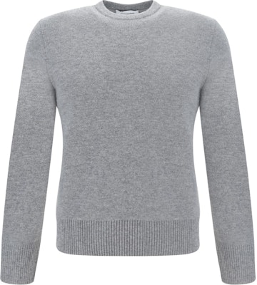 Thom Browne Stripe Crewneck Slim Fit Long Sleeve Sweater Grey MKA518A-Y1029-055 Order Thom Browne Stripe Crewneck Slim Fit Long Sleeve Sweater Grey MKA518A-Y1029-055