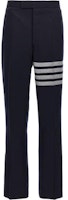 Thom Browne Stripe Zipper Straight-Leg Relaxed Fit Pants Blue. MTC051A-F0666-415 Thom Browne Stripe Zipper Straight-Leg Relaxed Fit Pants Blue. MTC051A-F0666-415