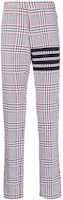 THOM BROWNE Striped Check Straight-Leg Casual Pants. MTU307T-07888-960 THOM BROWNE Striped Check Straight-Leg Casual Pants. MTU307T-07888-960
