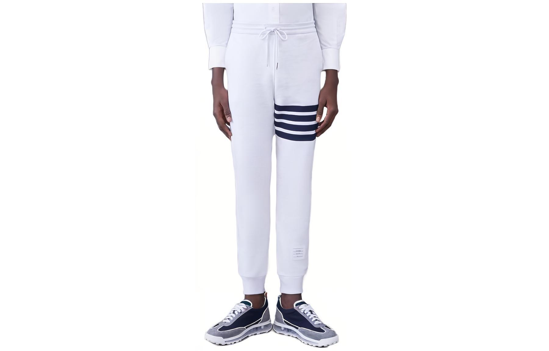 Thom Browne  Striped Drawstring Jogger Sweatpants Casual Trousers MJQ008H00535