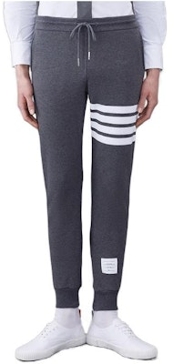 Pantalones Jogger Casuales con Cuerda y Rayas Thom Browne. MJQ008H00535 Lookbook Pantalones Jogger Casuales con Cuerda y Rayas Thom Browne. MJQ008H00535
