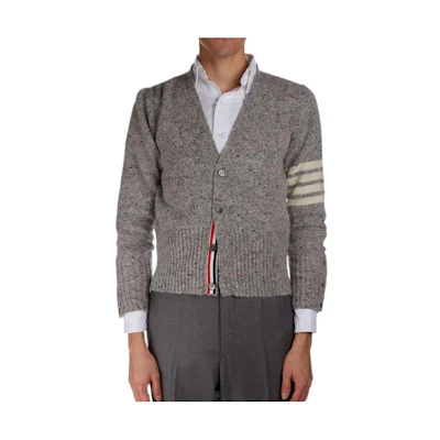 Thom Browne Striped Knit Sweater Grey MKC084A-00278-055