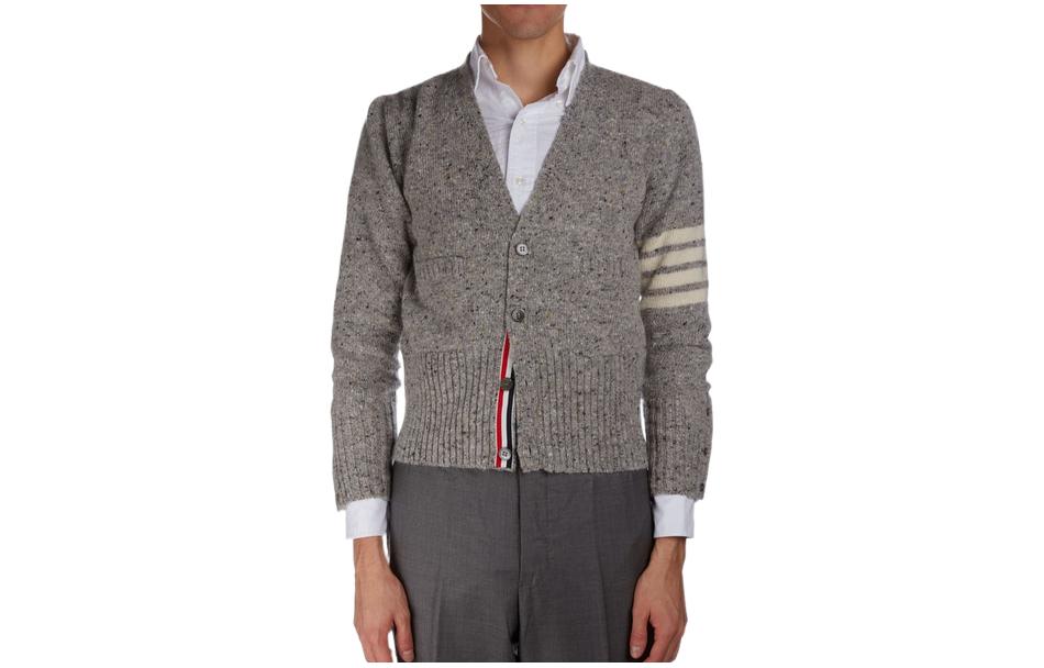 Order Thom Browne Striped Knit Sweater Abu-Abu MKC084A-00278-055