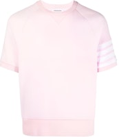 Thom Browne Striped Short Sleeve Knit Pullover Crewneck Sweater MJT295A-06452-680 Thom Browne Striped Short Sleeve Knit Pullover Crewneck Sweater MJT295A-06452-680