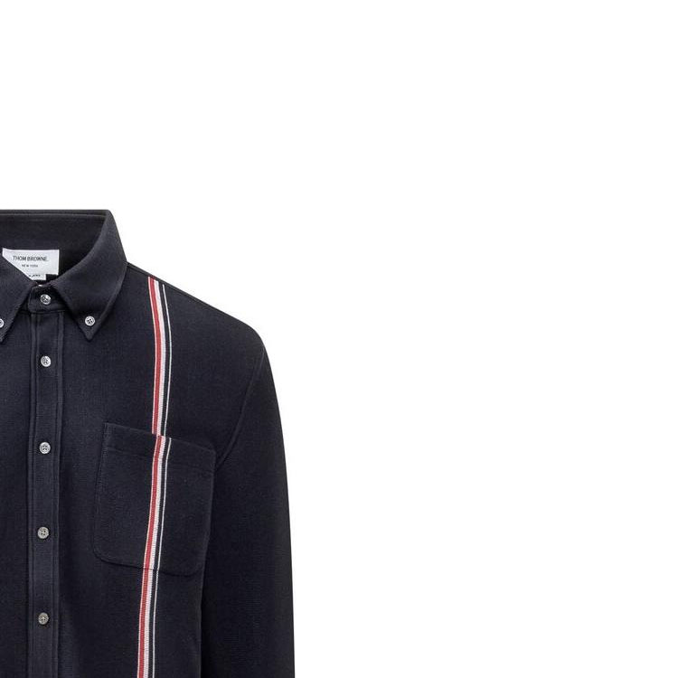 Details for トムブラウン ストライプ シングルブレスト 長袖ブレザージャケット ブルー MJT497A-J0139-415