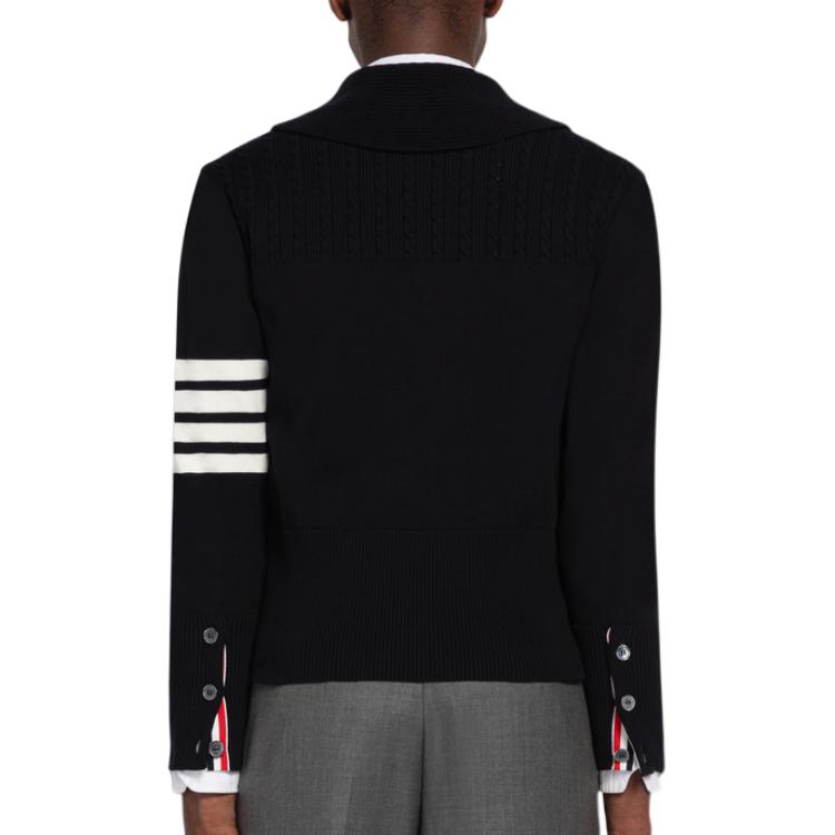 Thom Browne  Striped Single-Breasted Sweater Navy Blue. MKC418A-Y3006-415 圖 6