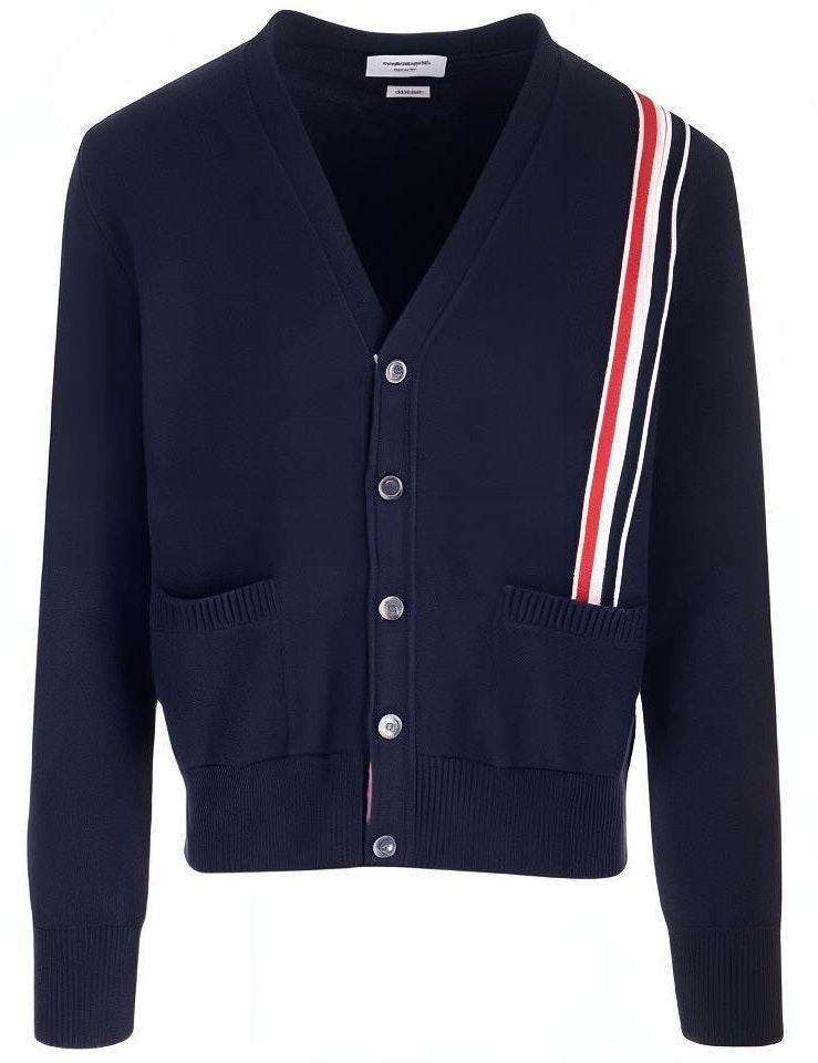 thom-browne-striped-single-breasted-v-neck-knit-cardigan-blue-mkc-530-a-y3017-415