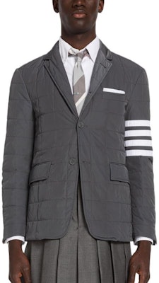 Thom Browne 条纹修身西装外套 MJD088-X07259-035 Shop Thom Browne 条纹修身西装外套 MJD088-X07259-035
