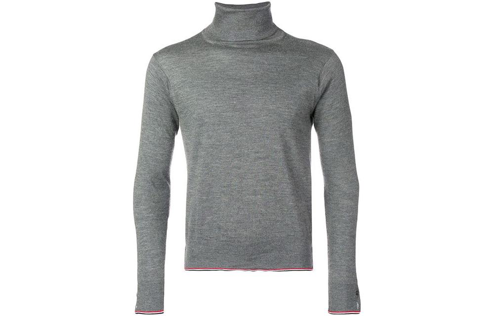 Order Thom Browne 灰色高領毛衣 MKA258A-00011-035