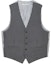 Buy トム ブラウン Vネック ストライプ入りスリーブレスベスト ミッドグレー MVC001A-00626-035