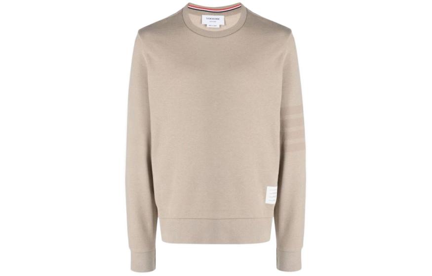 Order THOM BROWNE Suéter Blanco de Rayas con Mangas Largas Crewneck MKT383A-06910-265
