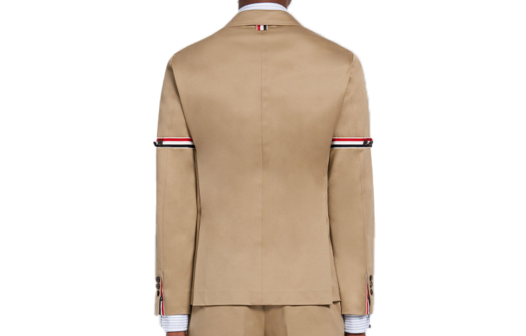 Lookbook Thom Browne 米色斜紋棉質西裝外套 MJU527A-03788-275
