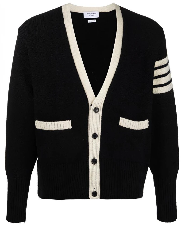 thom-browne-black-classic-4-bar-v-neck-cardigan-sweater-mkc-367-b-y1502-001