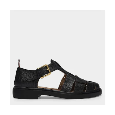 Thom Browne Black Flat Shoes , Black Flat Shoes 'JW_21619032095017066996' 'JW_216190320950170669'