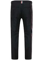 Lookbook トムブラウン ブラック ローライズ ストライプパンツ MTC042C-02872-001