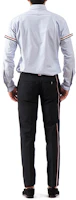 Purchase トムブラウン ブラック ローライズ ストライプパンツ MTC042C-02872-001