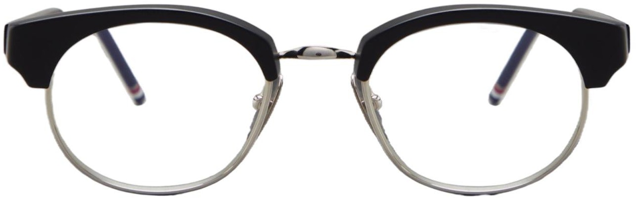 THOM BROWNE Gafas Ópticas Ovaladas de Titanio Negras Unisex Diseño con Logo. UEO702AG0003004 Order THOM BROWNE Gafas Ópticas Ovaladas de Titanio Negras Unisex Diseño con Logo. UEO702AG0003004