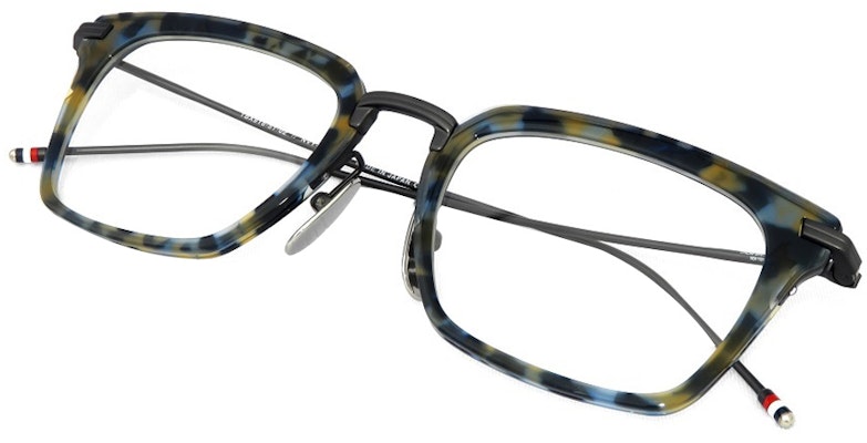 トムブラウン ブラック 長方形 合金 光学メガネ ユニセックス ファッションフレーム TBX916-51-02 Sizing トムブラウン ブラック 長方形 合金 光学メガネ ユニセックス ファッションフレーム TBX916-51-02