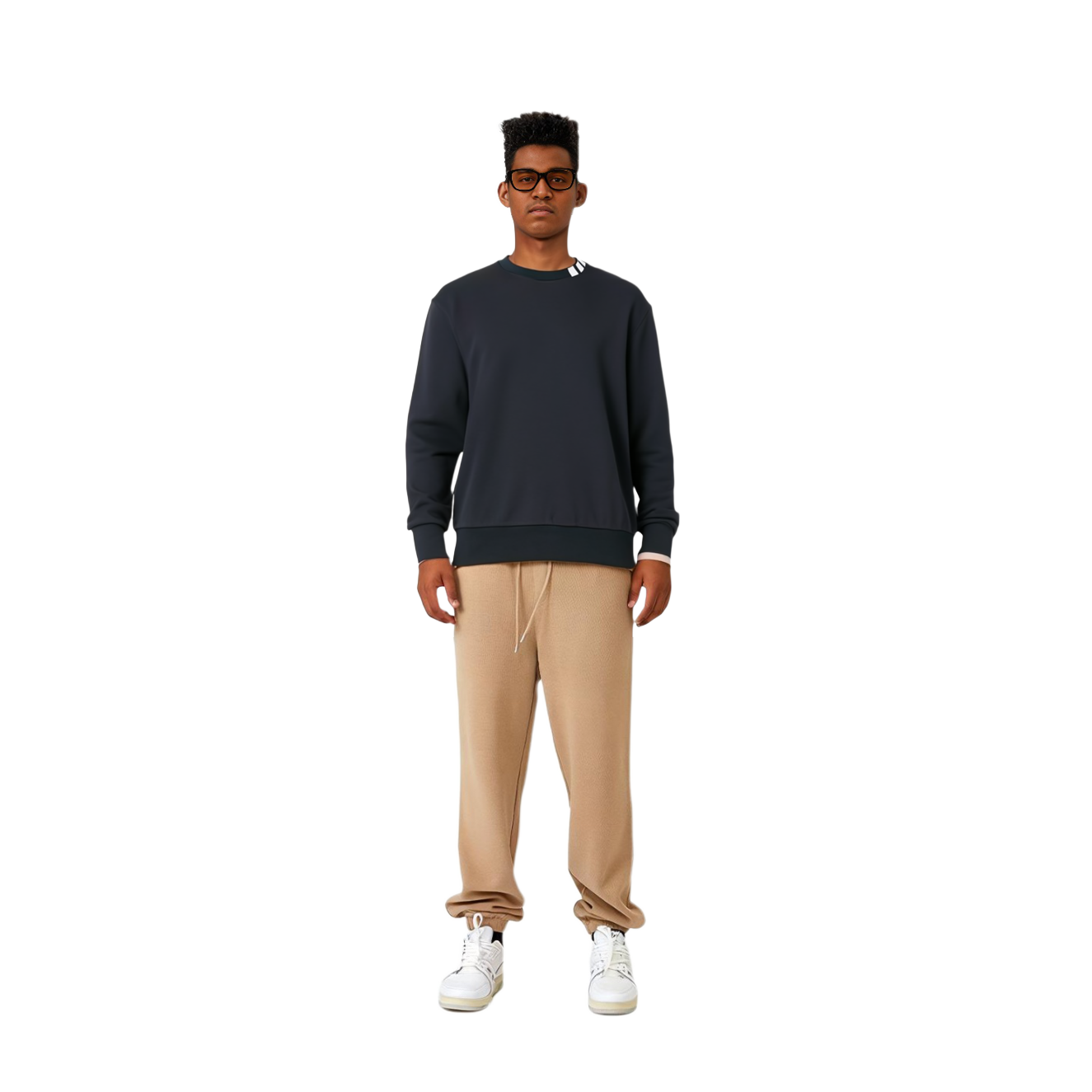 Cheap トム・ブラウン ブルー 4ストライプ インレイ 長袖カジュアルスウェットシャツ MJT255A-06931-415