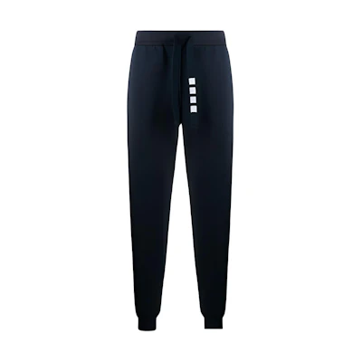 Thom Browne Blue Knit Drawstring Sweatpants Sportswear. MJQ094A-03034-415