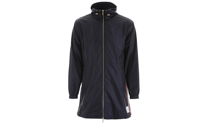 THOM BROWNE Blue Parka with Side Stripes MJT172A-03215-415 圖 2