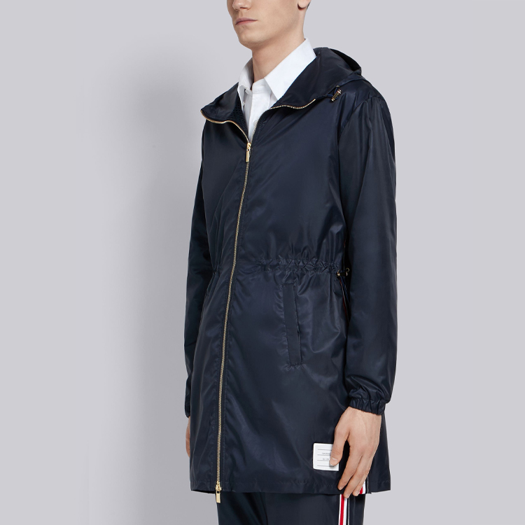 THOM BROWNE Blue Parka with Side Stripes MJT172A-03215-415 圖 6