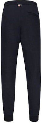 Pantalones Deportivos Azules Thom Browne con Raya Tricolor - Edición Otoño MJQ066A-03377-415 Lookbook Pantalones Deportivos Azules Thom Browne con Raya Tricolor - Edición Otoño MJQ066A-03377-415
