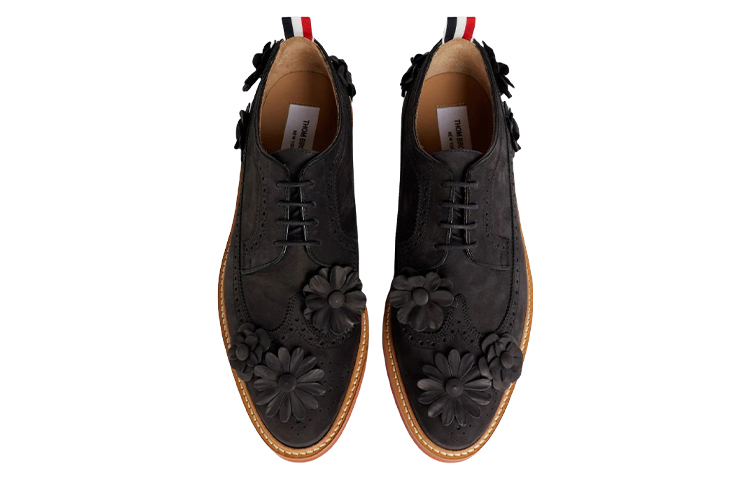 Thom Browne Brogue 'Black Floral Appliqué' 圖 3
